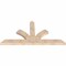 Ekena Millwork Richland Smooth Timber Gable Bracket, Douglas Fir, 72"W x 36"H x 3 1/2"D x 5 1/2"F, 12/12 Pitch GBW072X36X0406RIC00SDF - alternate 2
